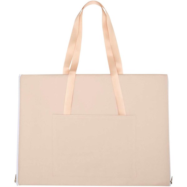 Obrázky: Béžová piknik. deka z 600D PES s povrchom z PVC, Obrázok 4