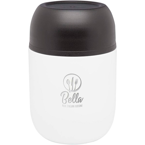 Obrázky: Dvojstenná termoska z rec. nerez 480 ml, biela, Obrázok 5