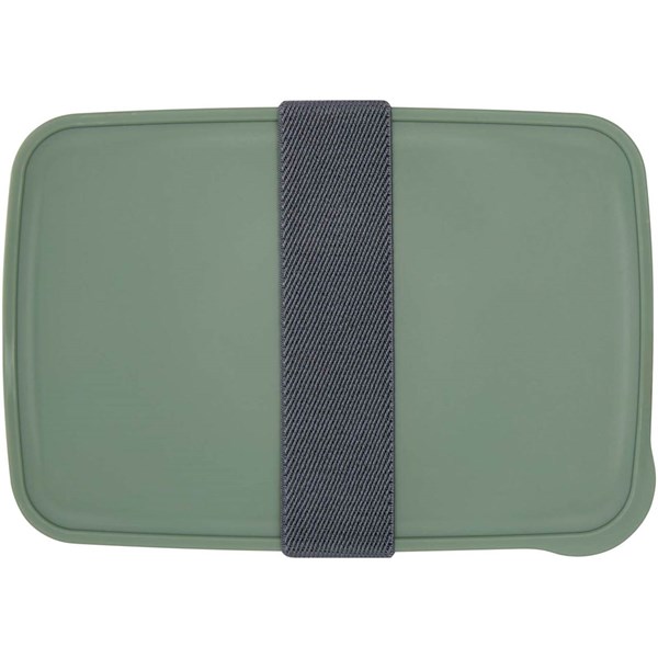 Obrázky: Box na jedlo 800 ml s elast. páskou, vres. zelená, Obrázok 3