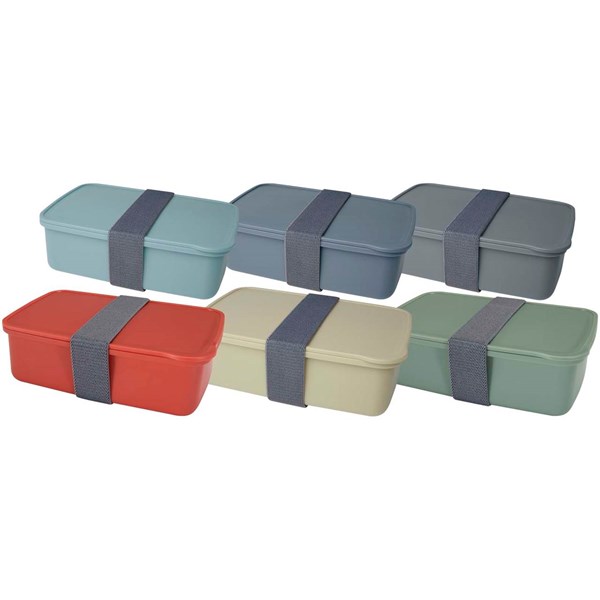 Obrázky: Box na jedlo 800 ml s elast. páskou, vres. zelená, Obrázok 4