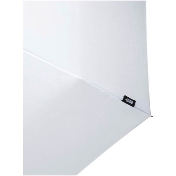 Obrázky: Biely skladací dáždnik z RPET, 21