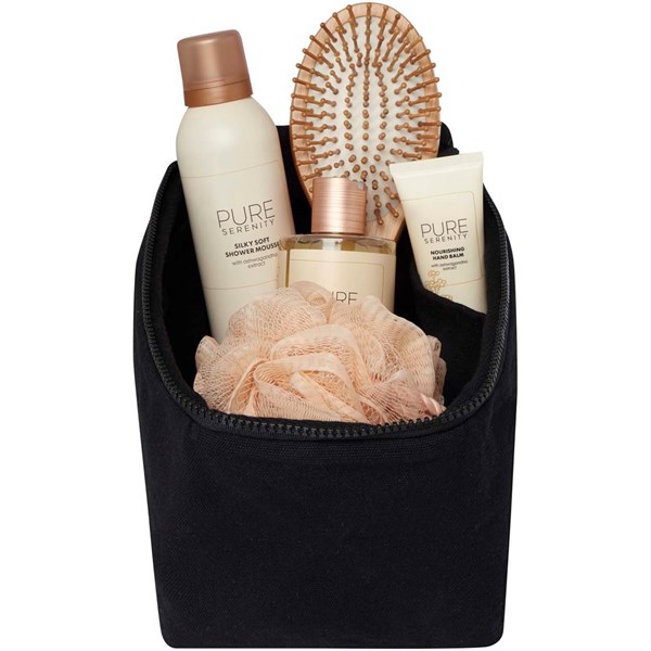 Obrázky: Recyklovaná kozmetická taštička, čierna, Obrázok 2