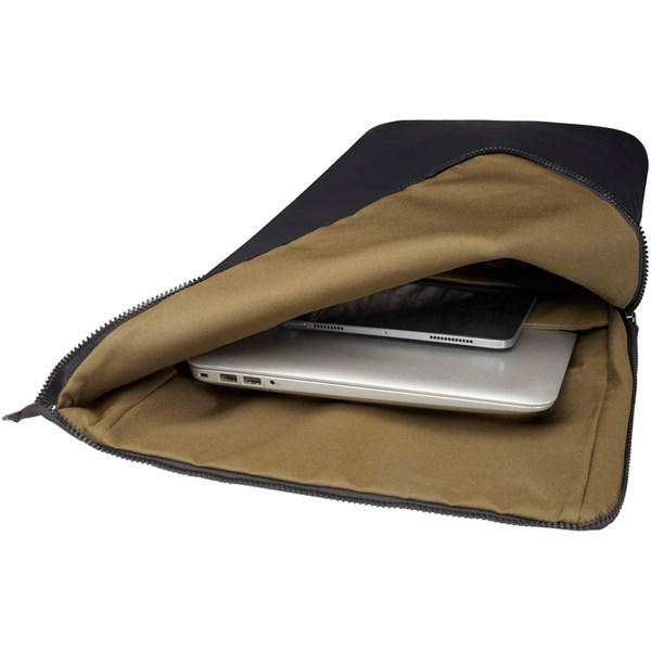 Obrázky: Čierny recyklovaný rolovací ruksak 12L na notebook, Obrázok 6