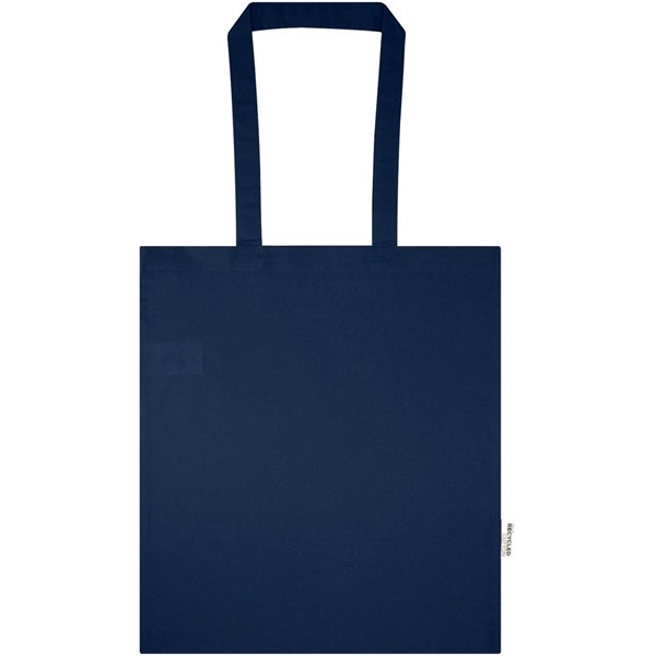 Obrázky: Nákup.taška z GRS recyklovanej bavlny 140g,n.modrá, Obrázok 5