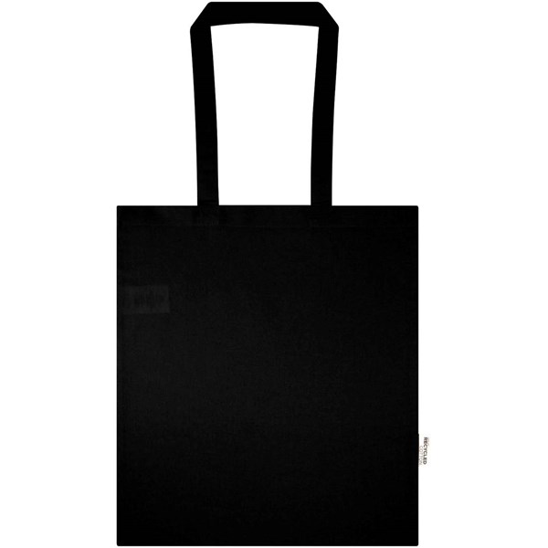 Obrázky: Nákupná taška z GRS recykl. bavlny 140g, čierna, Obrázok 5
