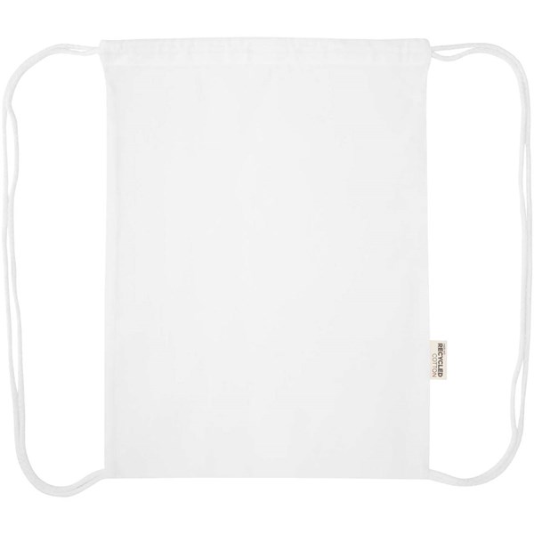 Obrázky: Ruksak z recyklovaného GRS 140 g, biela, Obrázok 5