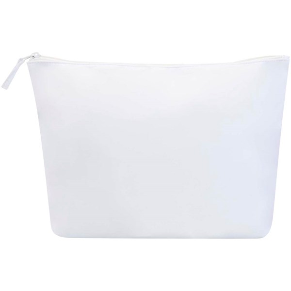 Obrázky: GRS recyklovaná sada toaletných taštičiek, biela, Obrázok 4