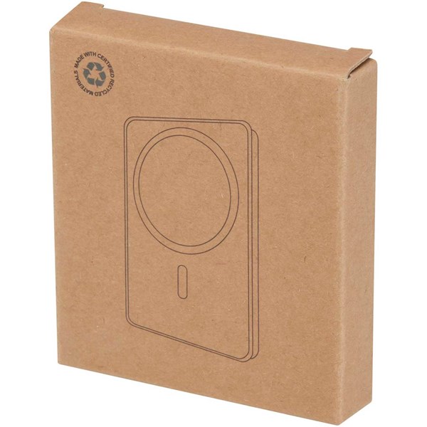 Obrázky: Bezdrôtová magnetická powerbanka 5000 mAh, čierna, Obrázok 8