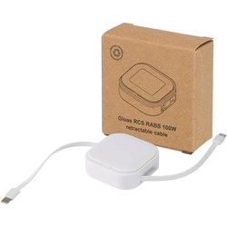 Zobrazit detaily pro Biely rolovací dátový a 100W rýchlonab.kábel 5 v 1 Obrázky: Biely rolovací dátový a 100W rýchlonab.kábel 5 v 1