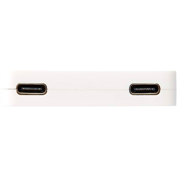Obrázky: Biely 4port. USB hub/výstup USB-A+Typ-C/duál.Vstup, Obrázok 6