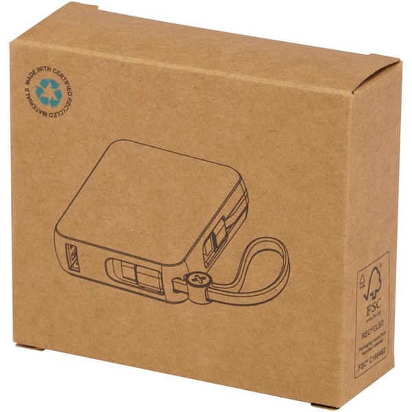 Obrázky: Powerbanka 10 000 mAh 35W s káblom typu C, čierna, Obrázok 8