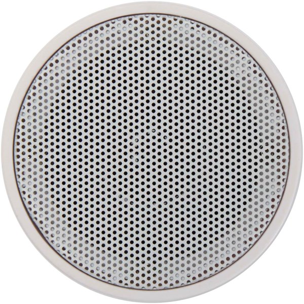 Obrázky: Biely 3W bezdrôtový reproduktor z recykl. plastu, Obrázok 8