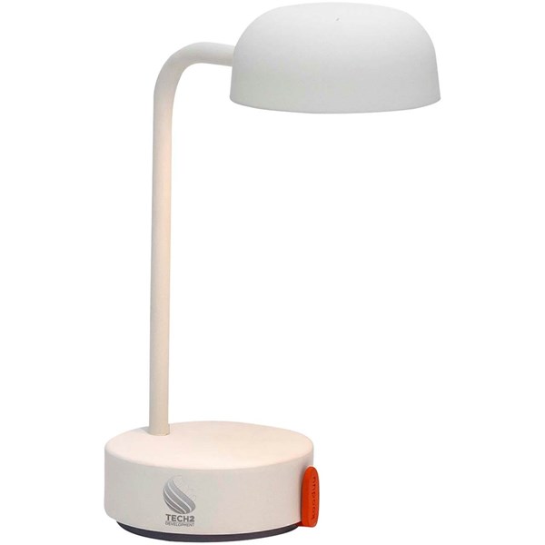 Obrázky: Dobíjateľná prenosná stolová lampa, biela, Obrázok 4