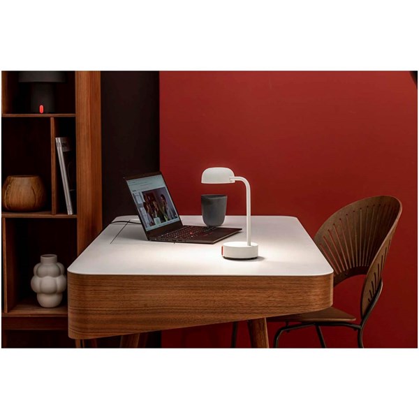 Obrázky: Dobíjateľná prenosná stolová lampa, biela, Obrázok 7