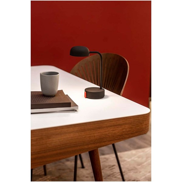 Obrázky: Dobíjateľná prenosná stolová lampa, antracitová, Obrázok 6