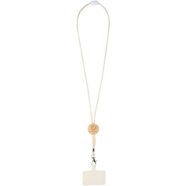 Obrázky: Biela šnúrka na telefón s bambusovým kolieskom, Obrázok 5