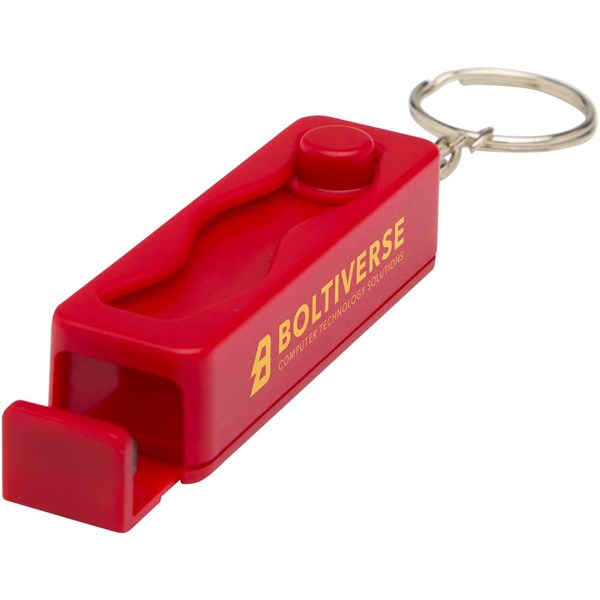 Obrázky: Červený prívesok/stojan na telefón s antistresom, Obrázok 4