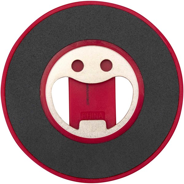 Obrázky: Červený magnetický stojan na telefón s otváračom, Obrázok 2