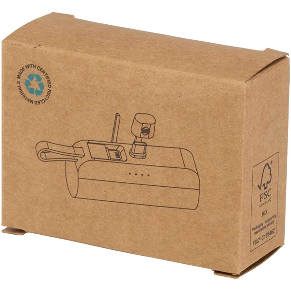 Obrázky: Čierna stojanová powerbanka 5000 mAh 10W, Obrázok 8