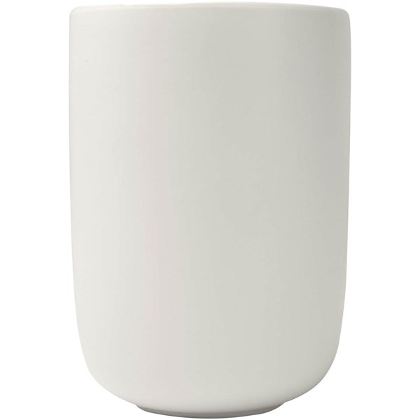 Obrázky: Sada 2 keramických šálok 350 ml, biela, Obrázok 2