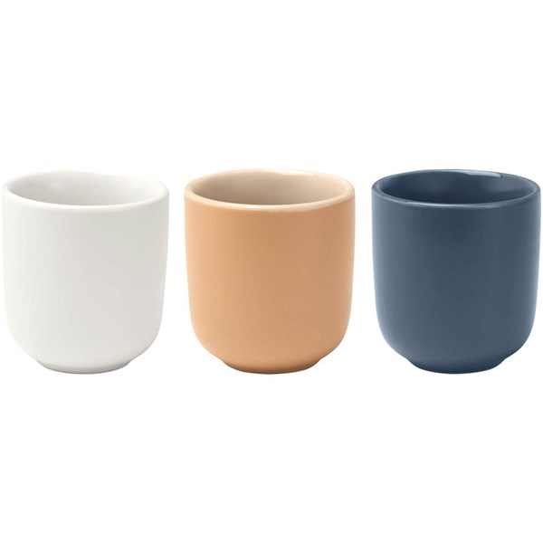 Obrázky: Sada 2 keramických šálok 90 ml, modrá, Obrázok 3