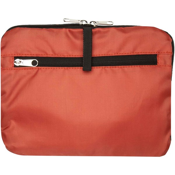 Obrázky: Tehlový skladací ruksak z RPET , objem 15 l, Obrázok 5