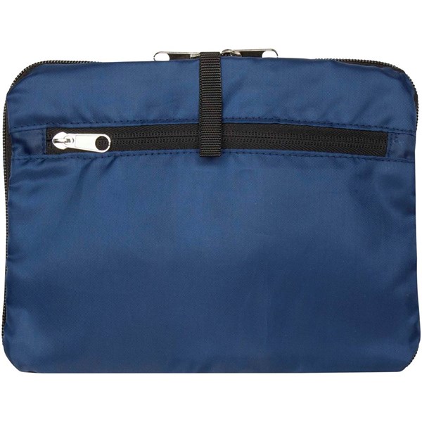 Obrázky: Nám. modrý skladací ruksak z RPET , objem 15 l, Obrázok 5