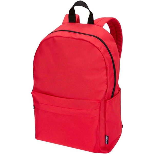 Obrázky: Červený mestský GRS ruksak na notebook 14", 16L