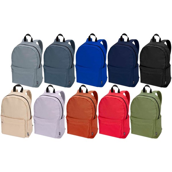 Obrázky: Šedý mestský GRS ruksak na notebook 14