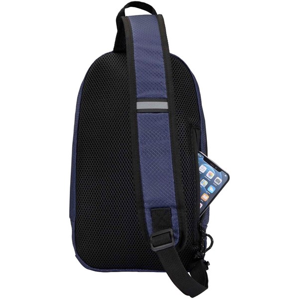 Obrázky: Crossbody GRS taška,hydratačná vložka, 6l, modrá, Obrázok 3