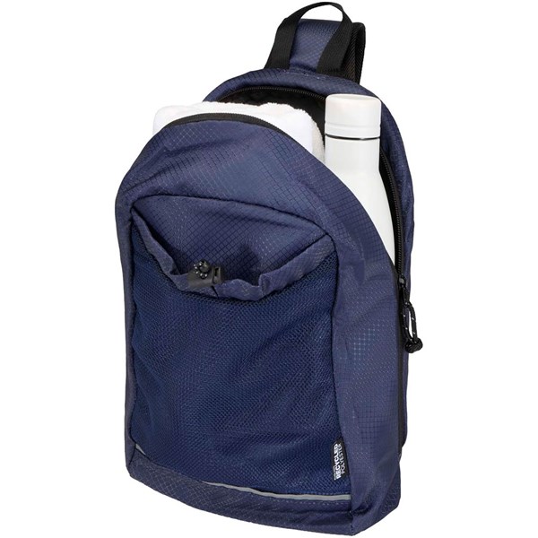 Obrázky: Crossbody GRS taška,hydratačná vložka, 6l, modrá, Obrázok 5
