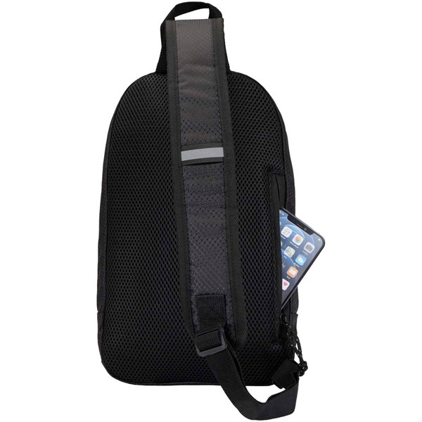 Obrázky: Crossbody GRS taška,hydratačná vložka, 6l, čierna, Obrázok 3