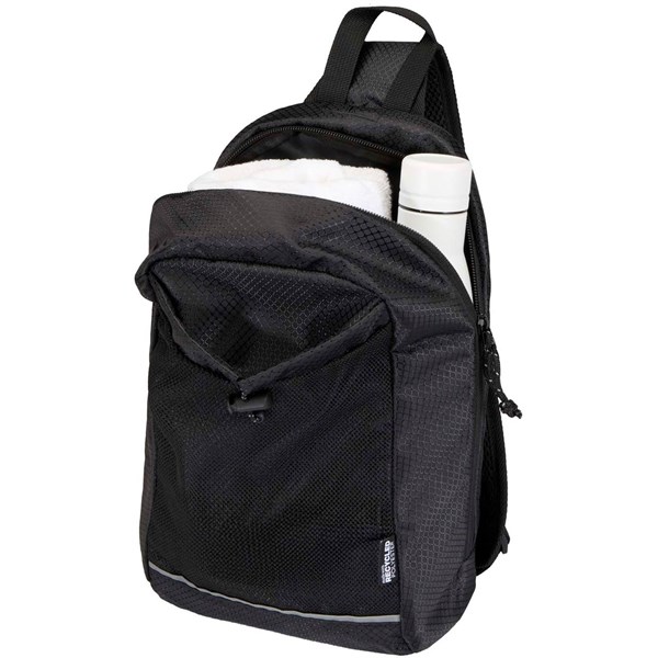 Obrázky: Crossbody GRS taška,hydratačná vložka, 6l, čierna, Obrázok 5