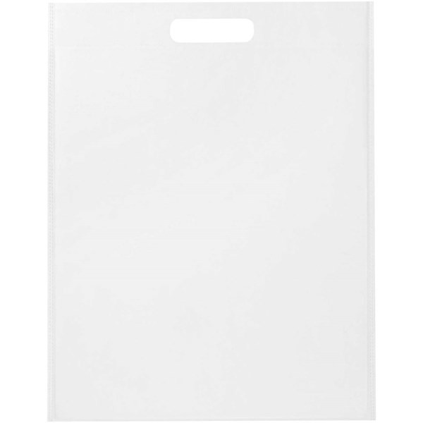 Obrázky: Biela taška 34 x 43 cm, priehmat z rec.RPET, Obrázok 5