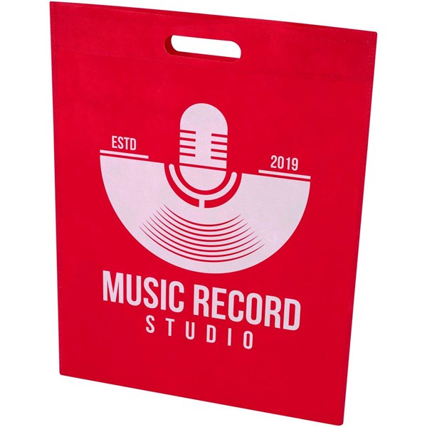 Obrázky: Červená taška 34 x 43 cm, priehmat z rec.RPET, Obrázok 7