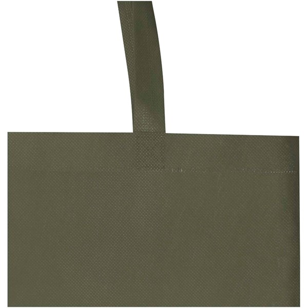 Obrázky: Les.zelená netkaná nákup.taška, zlož.dno z GRS,12L, Obrázok 3