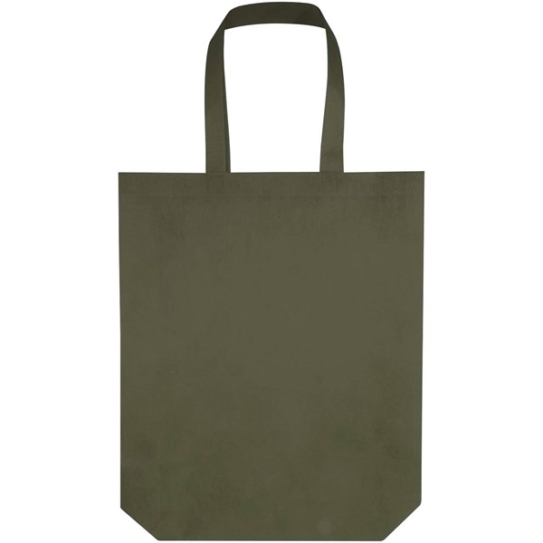 Obrázky: Les.zelená netkaná nákup.taška, zlož.dno z GRS,12L, Obrázok 5