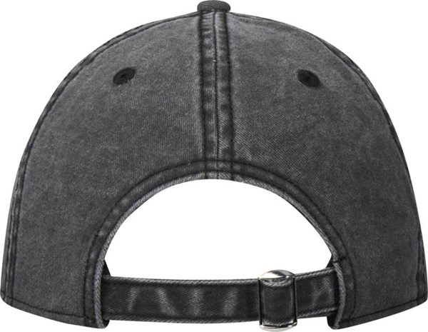 Obrázky: Šiltovka 6 panelov-predpraný dizajn, čierna, Obrázok 2