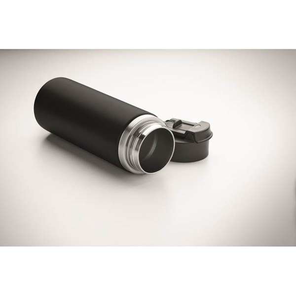 Obrázky: Dvojstenná fľaša 500 ml s rukoväťou, čierna, Obrázok 7