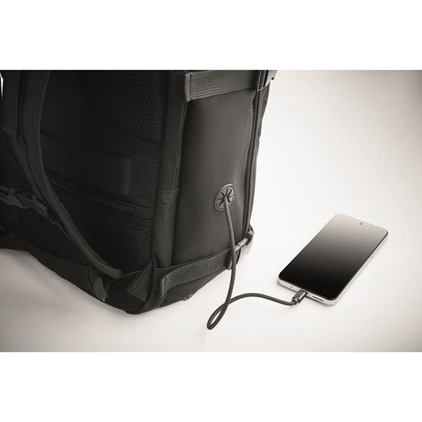 Obrázky: Príručný kabínový ruksak 600D RPET, Obrázok 14