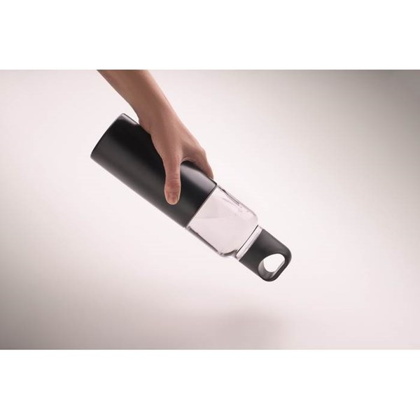 Obrázky: Plniteľná fľaša 2v1,610 ml,z tritánu a termohrnček, Obrázok 7