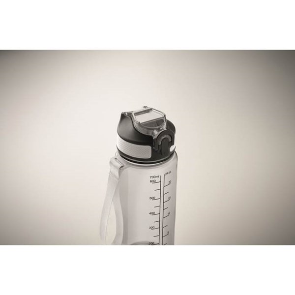 Obrázky: Športová fľaša na vodu, 700ml, transparentná, Obrázok 3