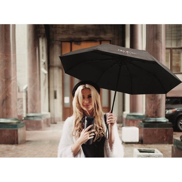 Obrázky: Čierna darčeková sada, fľaša 600ml a dáždnik, Obrázok 21