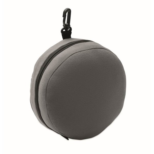 Obrázky: Cestovná sada vankúša a masky, tmavošedá, Obrázok 2