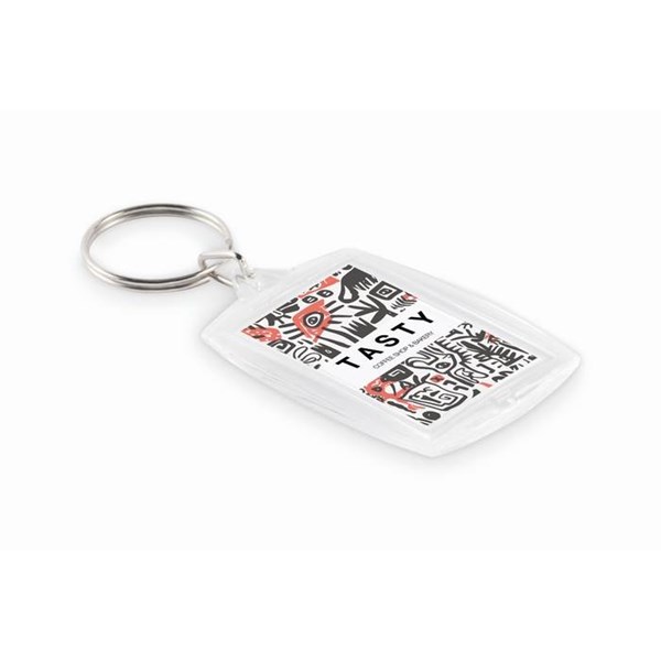 Obrázky: Obdĺžniková akrylová kľúčenka 4,2 x 6 cm, Obrázok 4