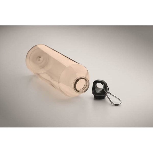 Obrázky: Fľaša z RPET 750 ml s karabínou, fialová, Obrázok 5