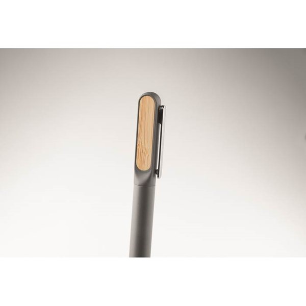 Obrázky: Komb. gul. pero recykl. hliník, rec. ABS, titánová, Obrázok 2