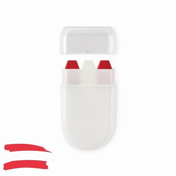 Obrázky: Farby na maľovanie na telo-červená/biela/červená, Obrázok 2