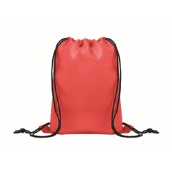 Obrázky: Detský sťahovací ruksak z RPET, červená