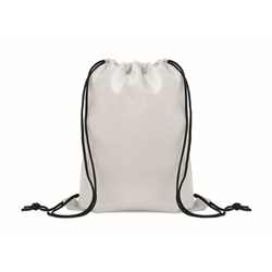 Obrázky: Detský sťahovací ruksak z RPET, biela